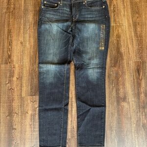 AEO Hi-Rise Skinny Dark Wash Denim Jeans